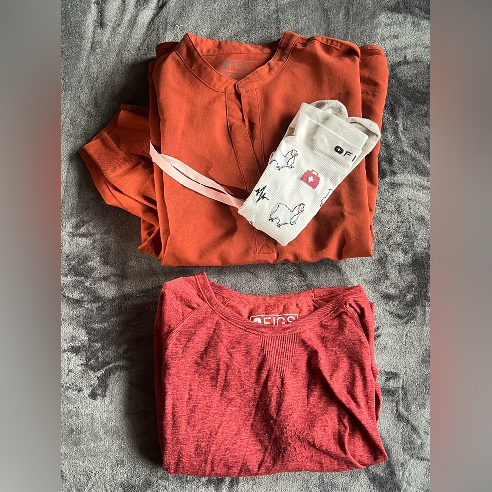 Figs Scrubs (Top/Bottom/Socks)